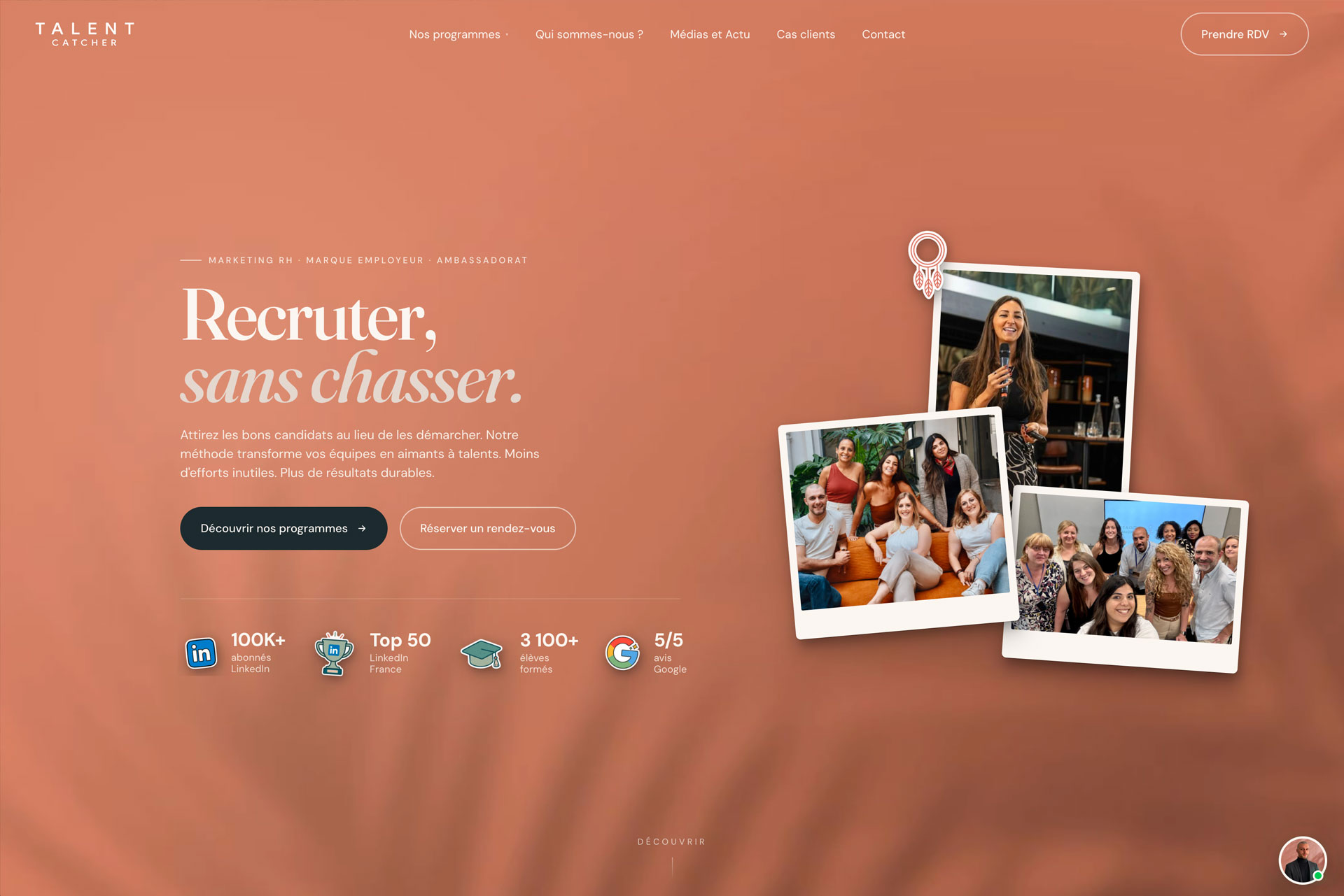 Talent Catcher — plateforme de recrutement développée par Kokomo